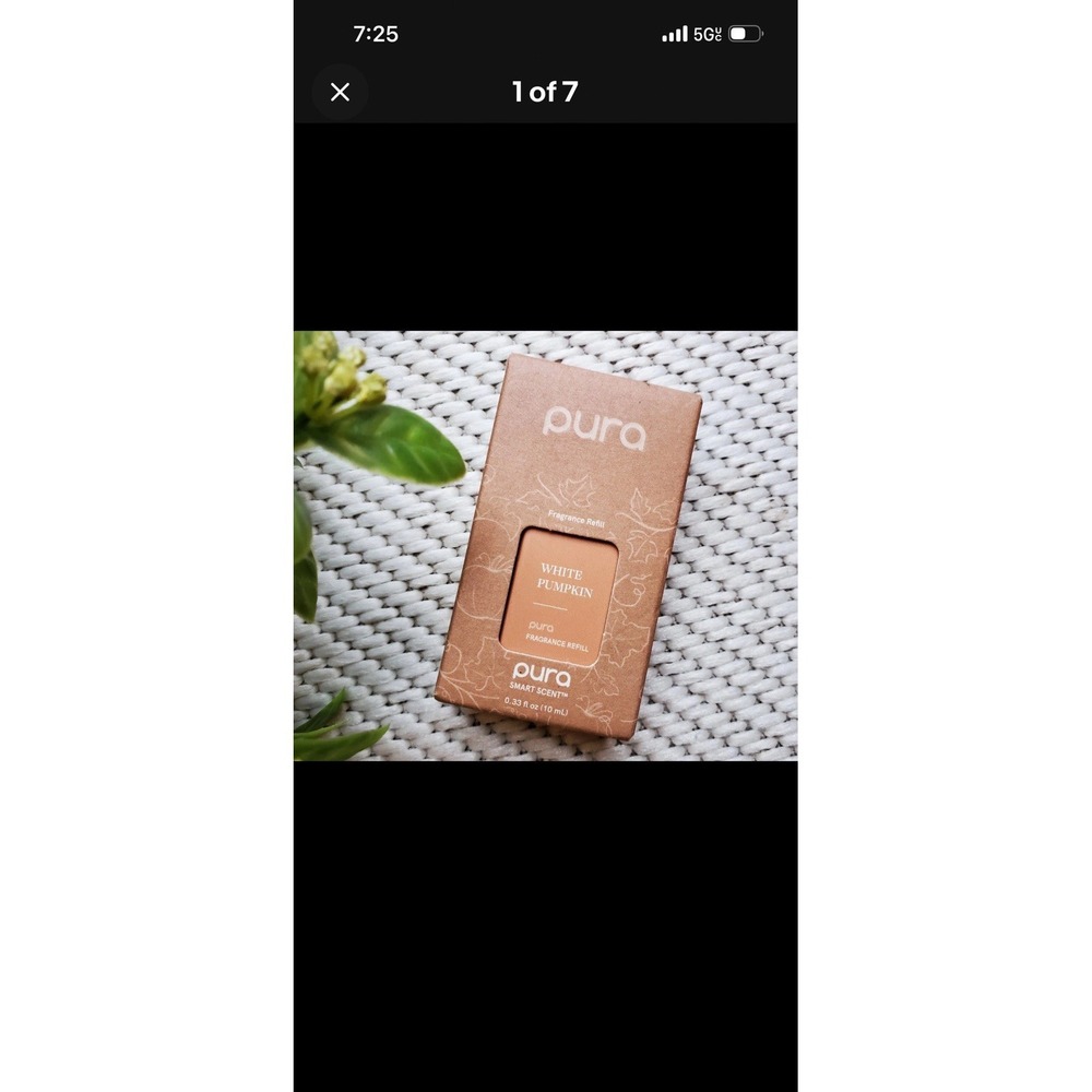 Pura WHITE PUMPKIN Replacement Fragrance Smart Diffuser Refill 10‎ ml